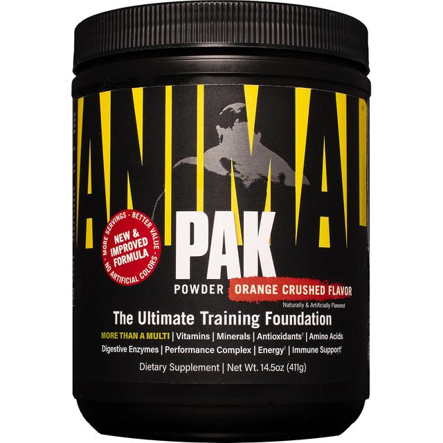 Universal Nutrition Animal Pak jauhelisä - oranssi murskattu - 30 annosta 30 Servings on Productcaster.