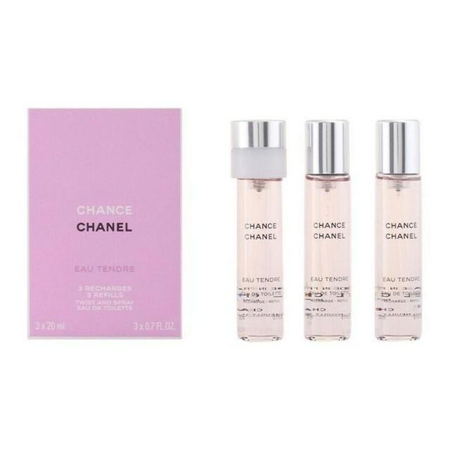 Perfume Ladies Chance Eau Tendre Chanel Chance Eau Tendre EDT (3 pcs) on Productcaster.