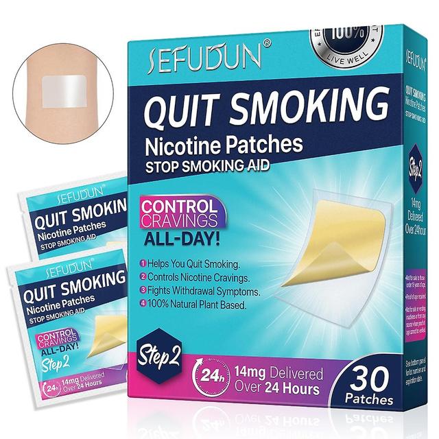 Quit Smoking Patches Stop Aid Craving Control Quit Aid Therapysclear Lung Aid Suitable For Smokers Transparents Tearable stage 2 stage 1 on Productcaster.