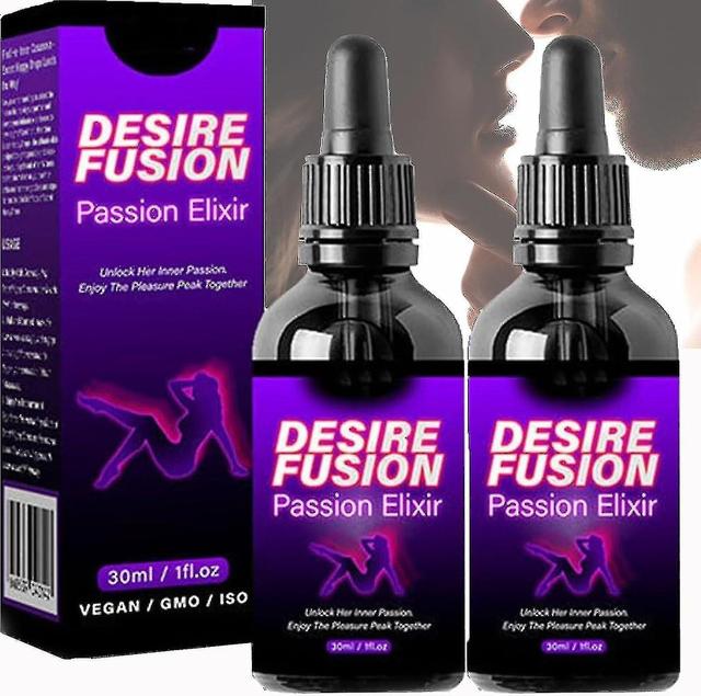 2pcs Desire Fusion Passion Elxir Libido Booster For Women Enhance Self-confidence Increase Attractiveness Ignite The Love Spark on Productcaster.