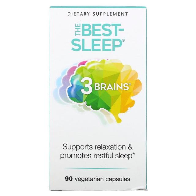 Natural Factors, 3 Brains, The Best-Sleep, 90 Vegetarian Capsules on Productcaster.