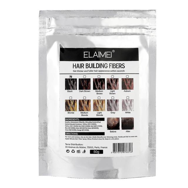 Hair Growth Fiber Powder Replenishing Spray Hair Powder Medium brown on Productcaster.