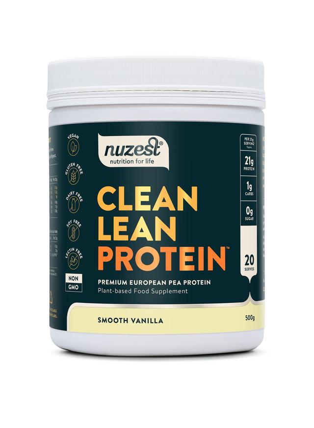 Nuzest puhdas vähärasvainen proteiini sileä vanilja 500g on Productcaster.