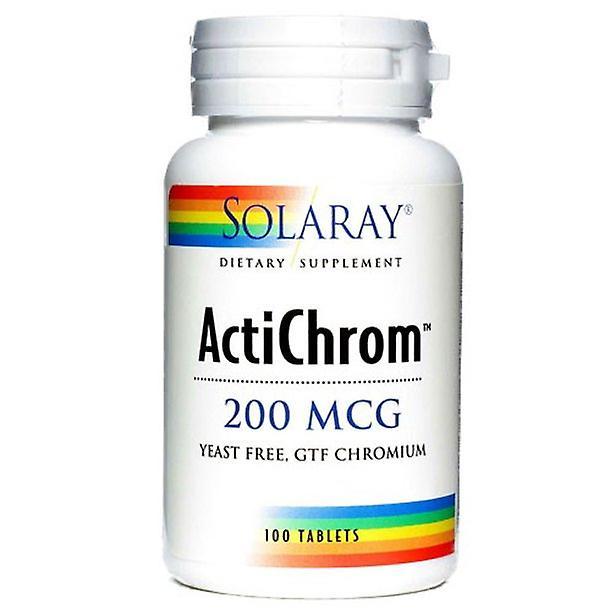 Solaray actichrom 200 mcg - 100 tabliet on Productcaster.