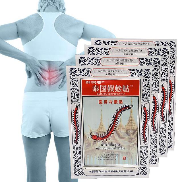 Qian 8pcs Thailand Centipede Patch Treatment Orthopedic Joint Neck Knee Shoulder Neck Ache Stickers Centipede Extract Medicine on Productcaster.