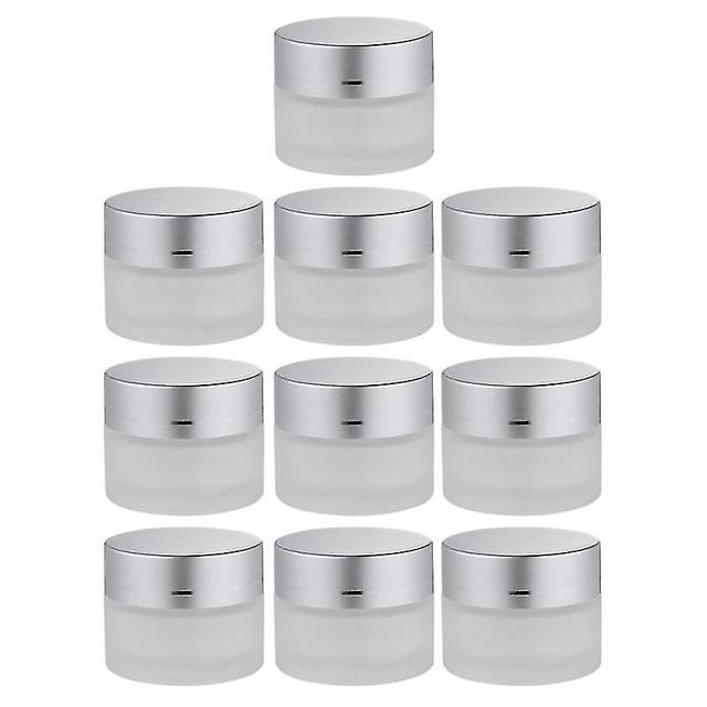 Allinless 10pcs Récipient de crèmes en verre on Productcaster.