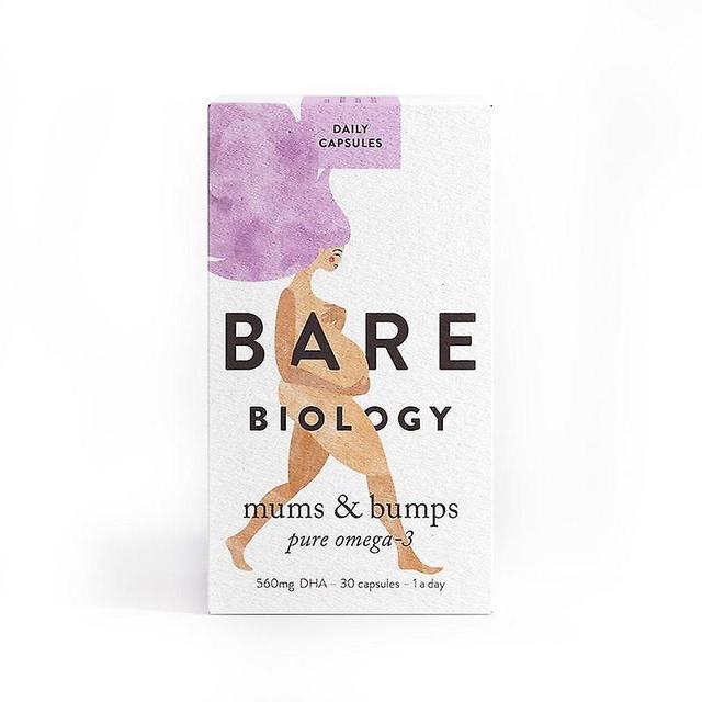 Bare Biology Goła biologia Mamusie & Bumps Pure Omega-3 dla ciąża Czapki 30 on Productcaster.