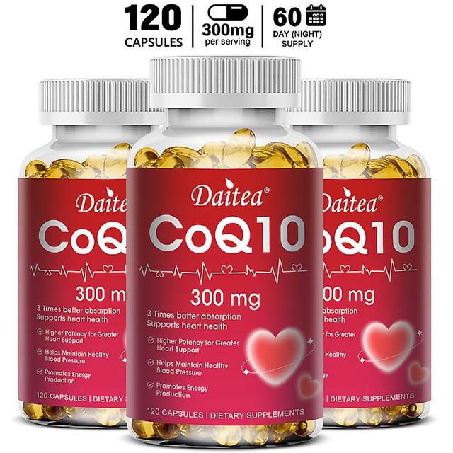 Vorallme High Potency Coq10 Softgels, 300 Mg | Promotes Cardiovascular & Heart Health | Provides Energy To Relieve High Blood Pressure 120 count-3 ... on Productcaster.