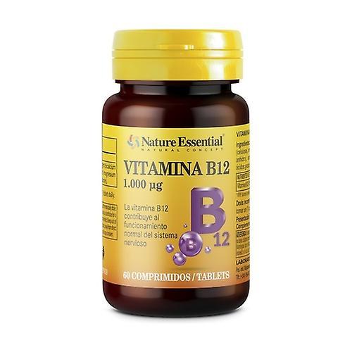 Nature Essential Vitamin B12 1000mcg 60 tablets on Productcaster.