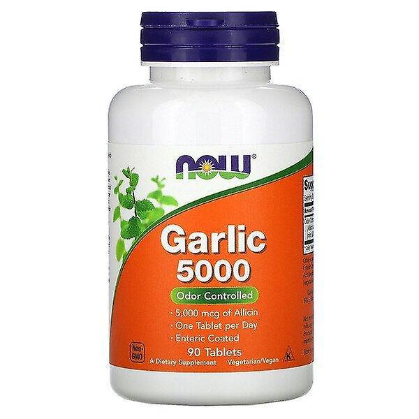 Now Foods, Garlic 5000, 90 Tablets on Productcaster.