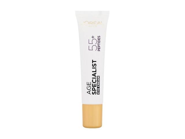 L'Oréal Paris - Age Specialist 55+ Peptydy i kofeinowy krem pod oczy - Dla kobiet, 15 ml on Productcaster.