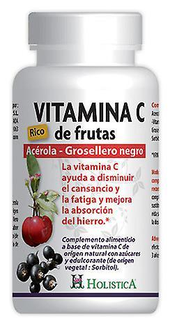 Holística Vitamin C Fruits 60 Tablets on Productcaster.