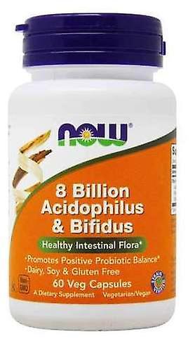 Now Foods 8 Billion Acidophilus & Bifidus 60 Capsules on Productcaster.