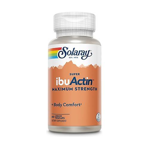 Solaray Super IbuActin 60 vegetable capsules on Productcaster.