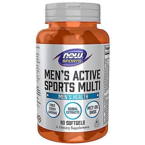 Now Foods Men's Active Sports Multi, 90 sgels (Pack of 4) on Productcaster.