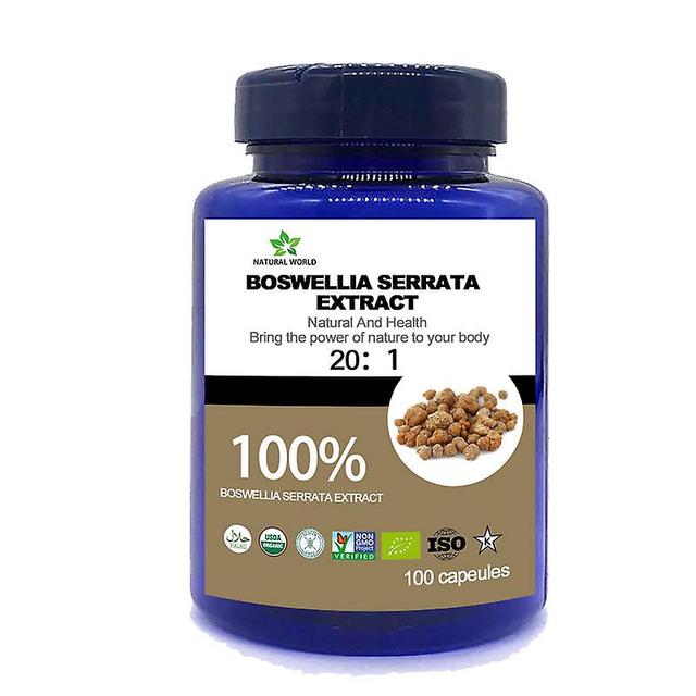 Vorallme Natural Boswellia Serrata Extract 20:1 100pcs/bottle 100% Boswellia Serrata Extract 20:1 4 bottle 100pcs on Productcaster.