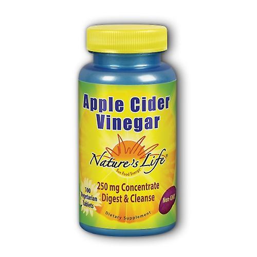 Nature's Life Apple Cider Vinegar, 250 mg, 100 tabs (Pack of 3) on Productcaster.