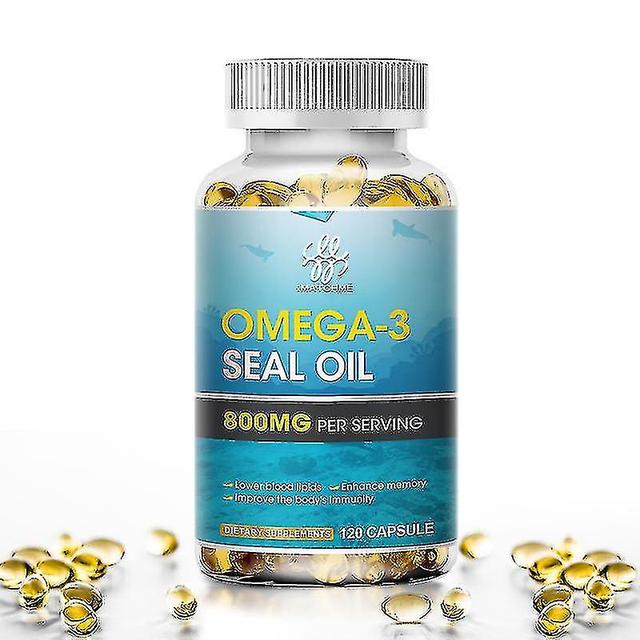 Olejová kapsula Huamade Seal Omega 3 bohatá na Dha EPA &dpa Podpora vitamínu E Zdravie mozgu, srdca a kardiovaskulárneho systému Zabráňte upchatiu ... on Productcaster.