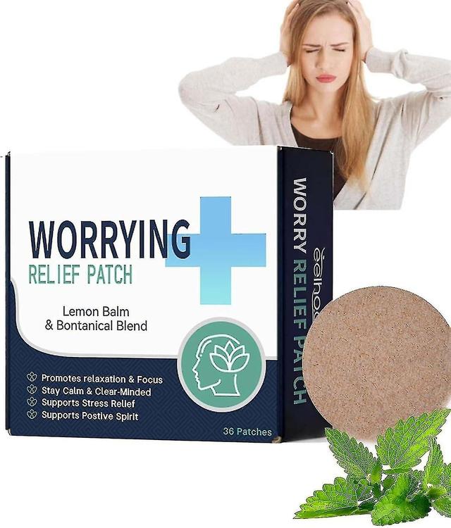 Ångest Relief Patch, Patch Relaxing Patches, Stress Relief Patches - Stress Relief, Natural Mood Support, Energi (1 lådor -36 patchar) 36 Patches on Productcaster.