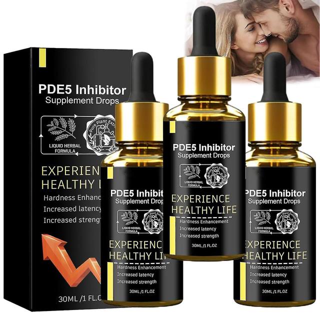 Szlwmy 3pcs Inhibitor Supplement Drops,pde5 Inhibitor Supplement Drops For Men,secret Drops For Men on Productcaster.