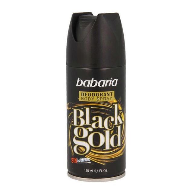 Babaria black gold deodorant spray 150ml+50ml free on Productcaster.