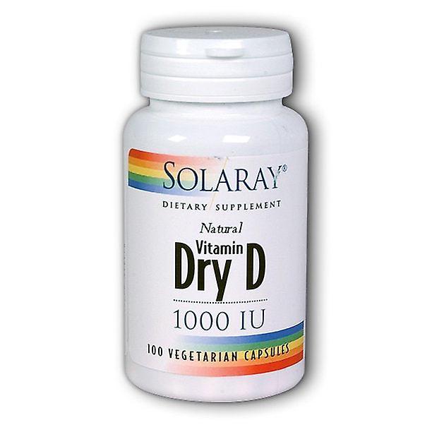 Solaray Dry Vitamin D 1000 iu - 60 vegetarische Kapseln on Productcaster.