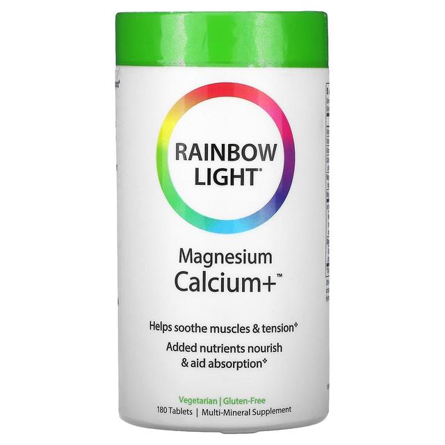 Rainbow Light, Magnesium Calcium+, 180 Tablets on Productcaster.