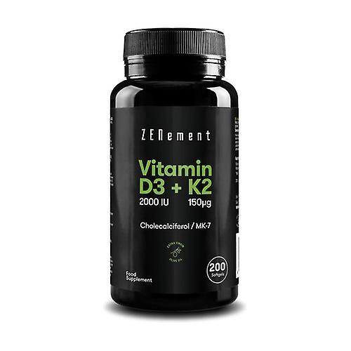 Zenement Vitamin D3 + K2 200 softgels on Productcaster.