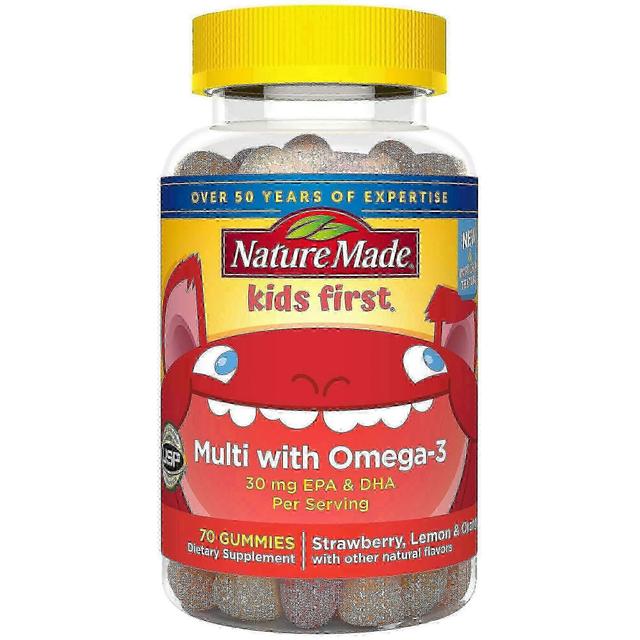 Nature Made Naturen gjorde børn første multivitamin &omega-3 gummies, 70 ea on Productcaster.