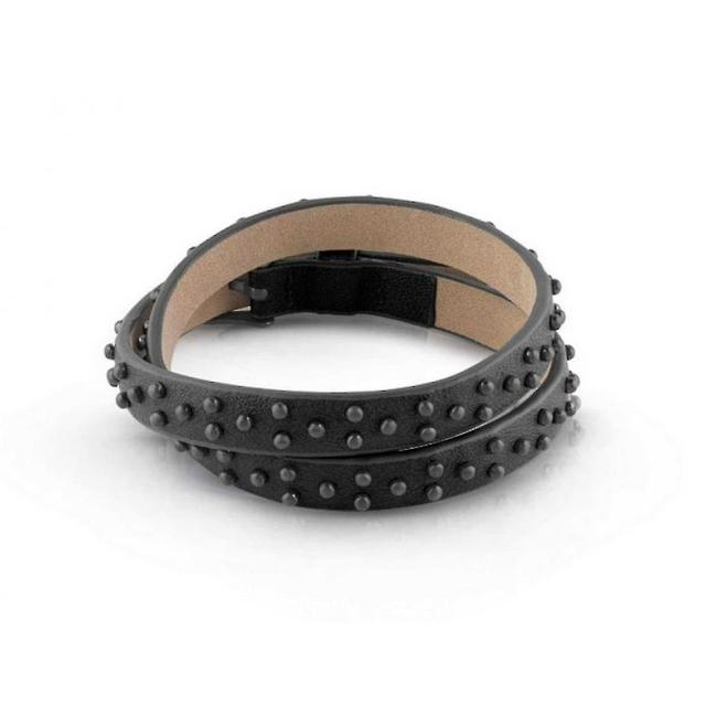 Bracelet Guess Guess Hero Umb29018 - Cuir Noir 2 Tours Homme on Productcaster.