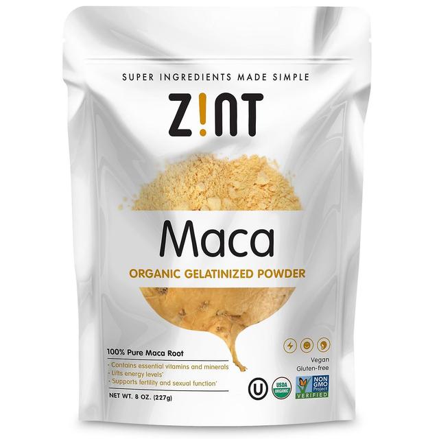 Zint, Maca, organiczny żelatynizowany proszek, 8 uncji (227 g) on Productcaster.