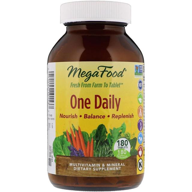 MegaFood, One Daily, 180 Tablets on Productcaster.