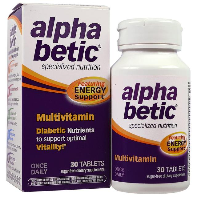 Abkit, Alfa Betic, Multivitamin, 30 tabletter on Productcaster.