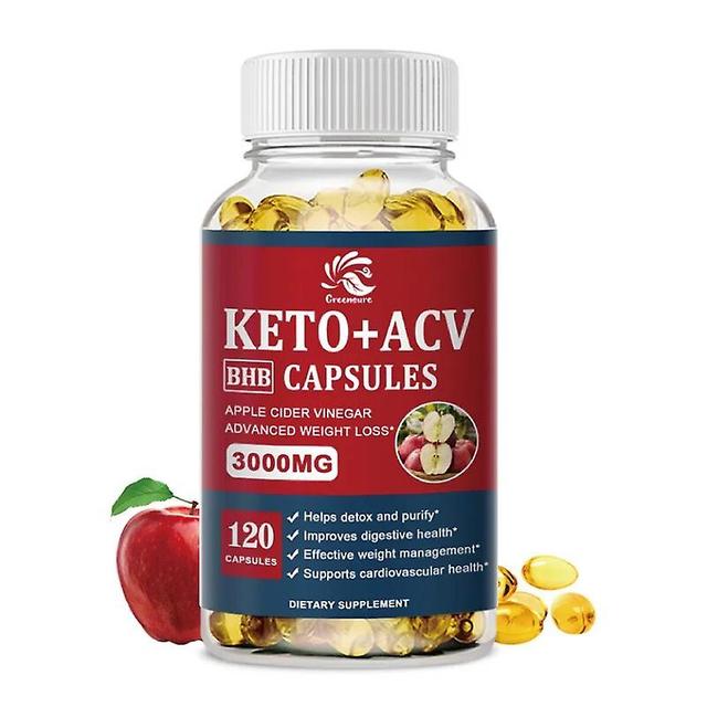 Visgaler Organic Keto + ACV Detox Capsules - Reach Ketosis Faster, Boost Energy, Suppress Cravings 1 Bottle 120 pills on Productcaster.