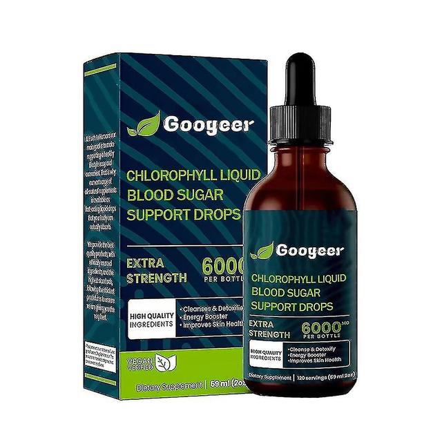 Natürliche flüssige Chlorophylltropfen von Googeer, reine Chlorophyll-Flüssigkeitstropfen on Productcaster.