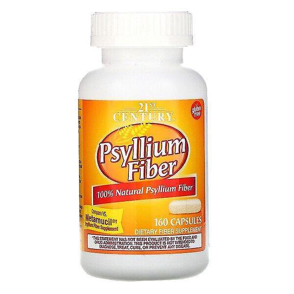 21st Century, Psyllium Fiber, 160 Capsules on Productcaster.