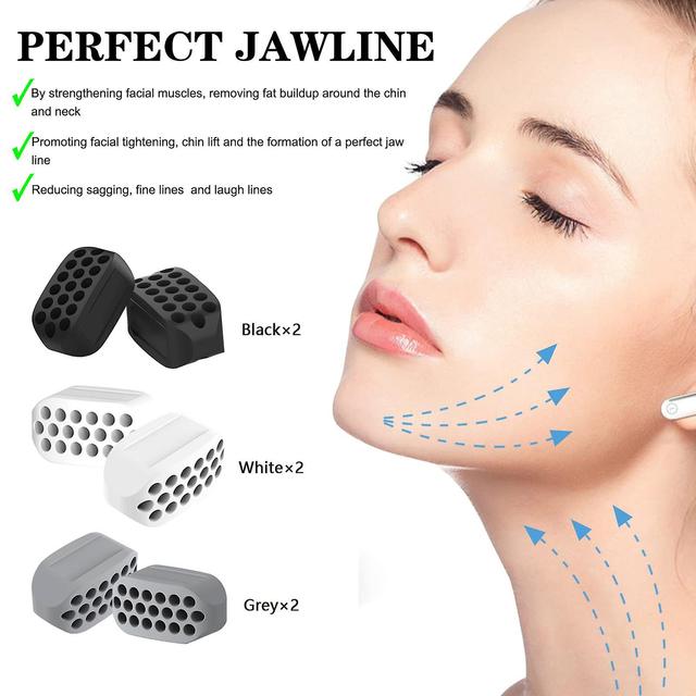 Jaw Exerciser for Men 3 Resistance Levels BPA Free Silicone Jaw Exerciser Gum Tablets for Women Jaw Trainer & Jawline Exerciser Shaper for Beginne... on Productcaster.