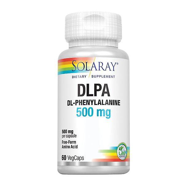 Solaray dl-phenylalanine, 500mg | 50-50 blend of essential amino acids for nervous system, mood & energy support | 60 vegcaps on Productcaster.