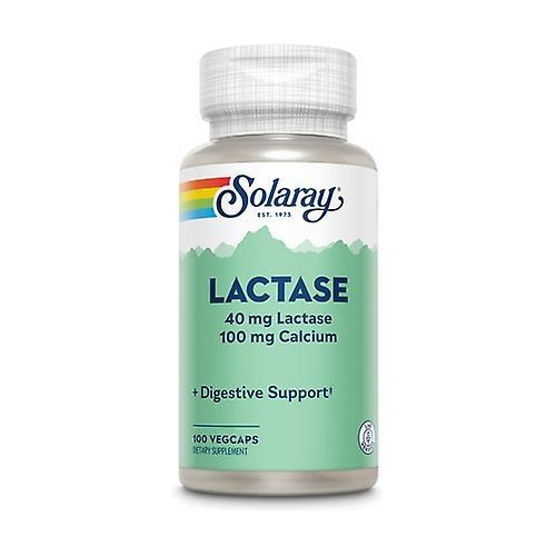 Solaray Lactase 100 vegetable capsules of 40mg on Productcaster.