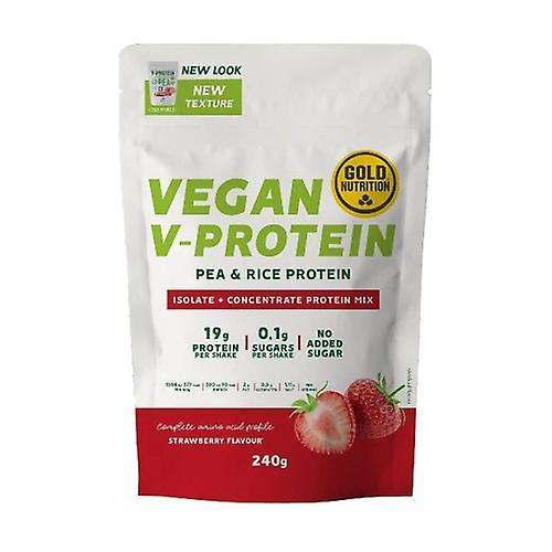 Gold Nutrition Strawberry V-Protein 240 g of powder (Strawberry) on Productcaster.