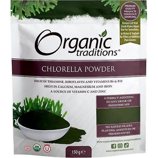 Organic traditions chlorella powder 150g on Productcaster.