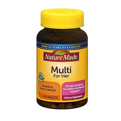 Nature Made Multi Vit & Minerals para Mujeres, 90 Tabletas (Pack de 2) on Productcaster.