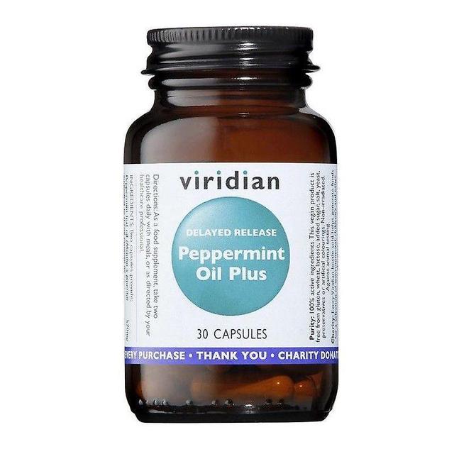 Viridian Peppermint Oil Plus Veg Caps 30 (407) on Productcaster.