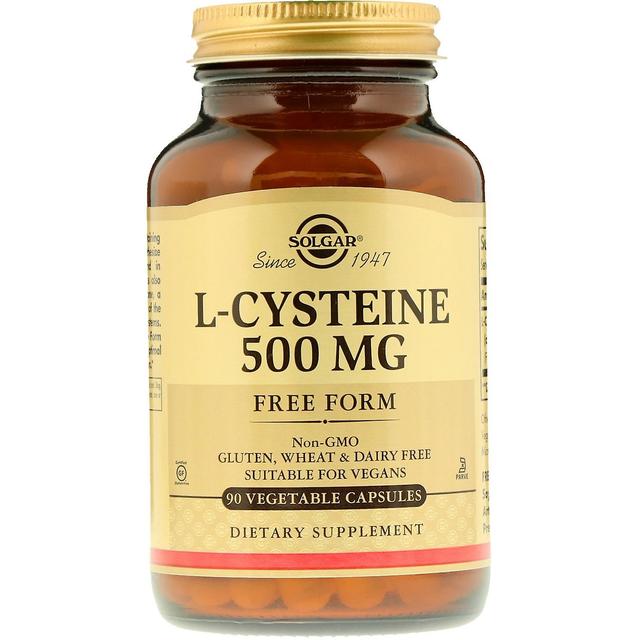 Solgar, L-Cysteine, 500 mg, 90 Capsule vegetali on Productcaster.