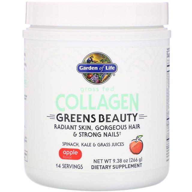 Garden of Life, Grass Fed Collagen, Greens Beauty, Apple, 9.38 oz (266 g) on Productcaster.