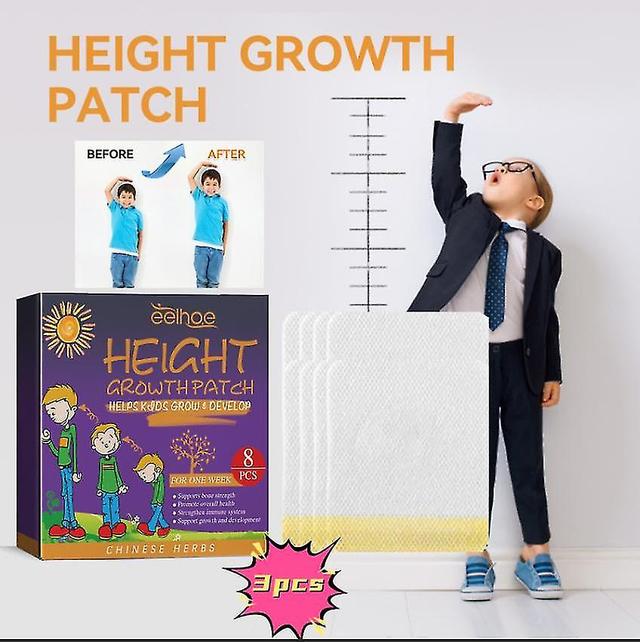 Eelhoe Body Boosting Patch Children's Body Height Forøg fod Acupoint Massage Care Boosting Patch Vitaminer Supplementss1stk) -GSL 3PCS on Productcaster.