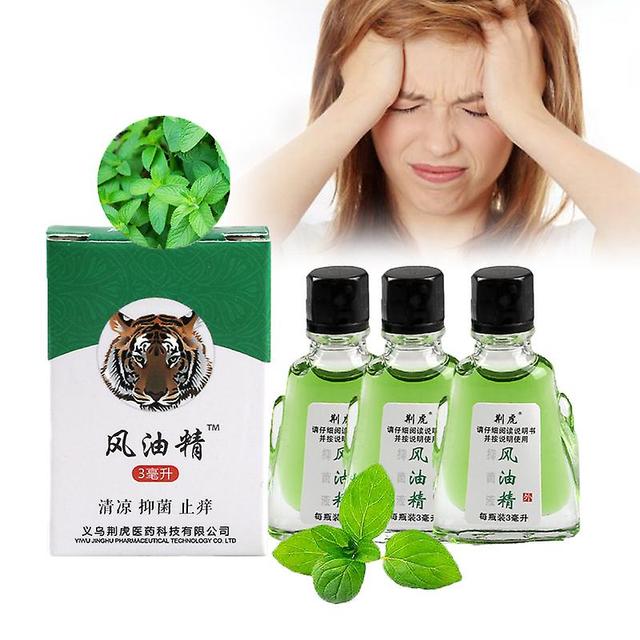 Aswei 2024 10-60pcs Refroidissement Liquide Huile De Vent Fengyoujing Baume Du Tigre Menthol Rafraîchissant Anti Moustique Dermatite Démangeaisons ... on Productcaster.