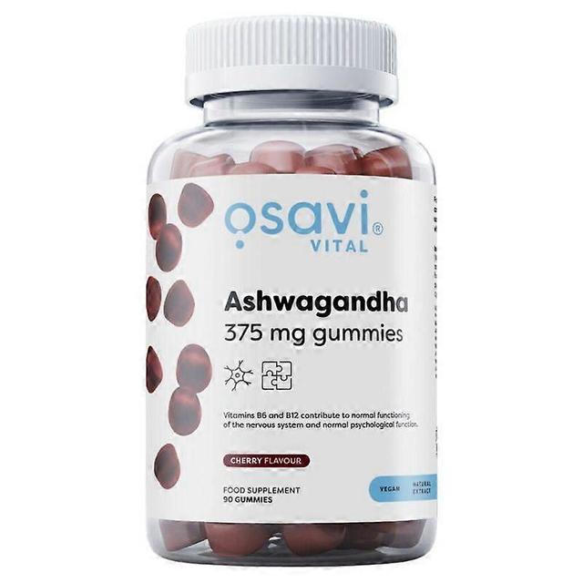 Osavi Ashwagandha 375mg Cherry Gummies 90 on Productcaster.