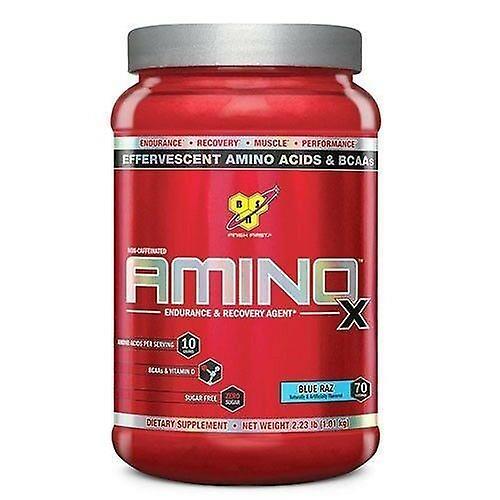 BSN Amino X BCAA Powder - Performance Endurance & Muscle Recovery - 1.01g Blue Raz on Productcaster.