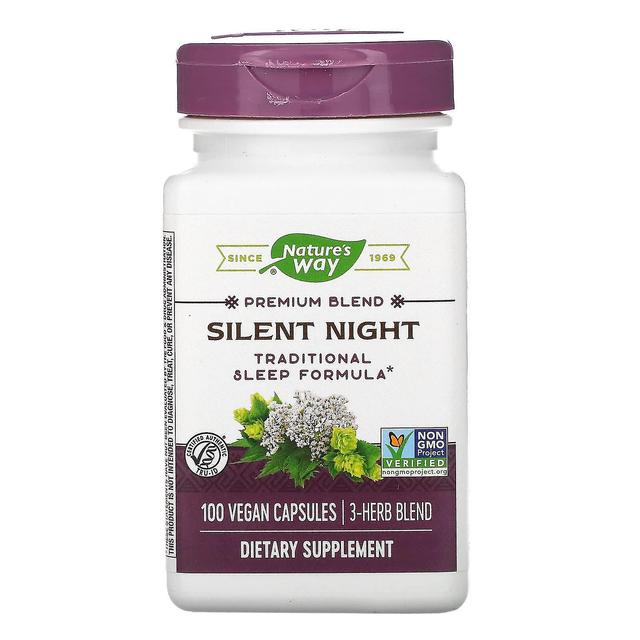 Nature's Way, Silent Night, 100 Vegan Capsules on Productcaster.